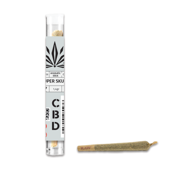 Hempower Aromatic Stick Super Skunk 100% CBD 1pc, tube (1+1 δώρο)