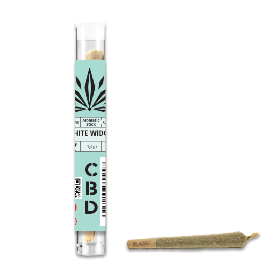 Hempower Aromatic Stick White Widow 100% CBD 1pc, tube (1+1 δώρο)